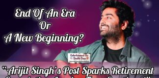 Arijit Singh Pauses Playback Journey, Music Continues Arijit Singh Pauses Playback Journey, Music Continues